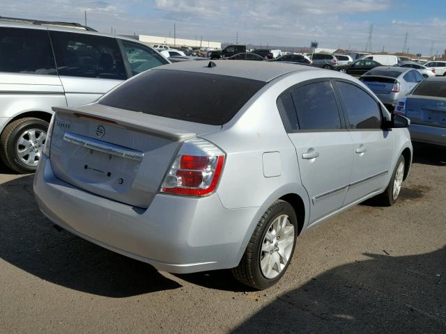 3N1AB6AP3BL637633 - 2011 NISSAN SENTRA 2.0 SILVER photo 4