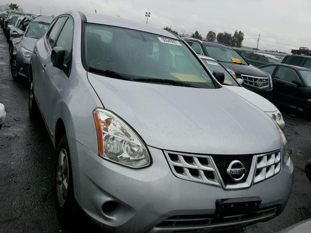 JN8AS5MVXDW132143 - 2013 NISSAN ROGUE S SILVER photo 1