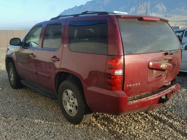 1GNFK13047J142708 - 2007 CHEVROLET TAHOE K150 BURGUNDY photo 3