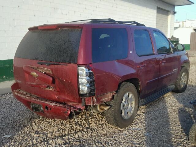 1GNFK13047J142708 - 2007 CHEVROLET TAHOE K150 BURGUNDY photo 4