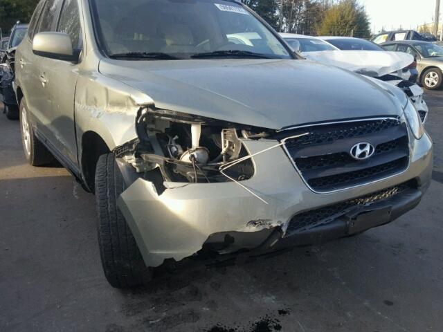 5NMSH13E29H327656 - 2009 HYUNDAI SANTA FE S GRAY photo 9