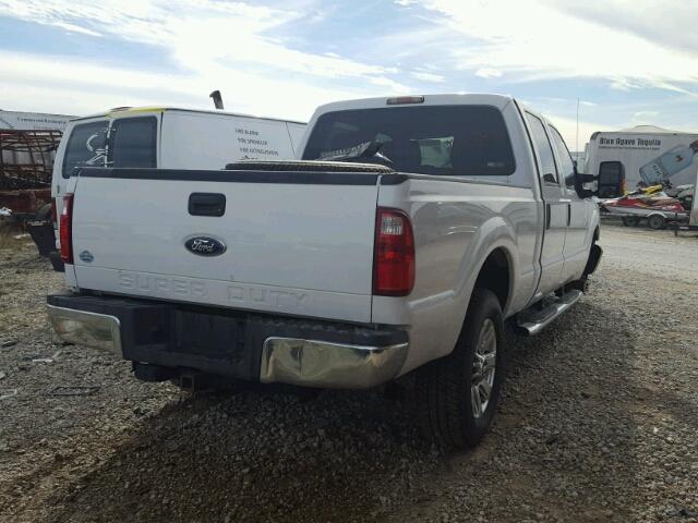 1FT7W2B61CEA11901 - 2012 FORD F250 SUPER WHITE photo 4