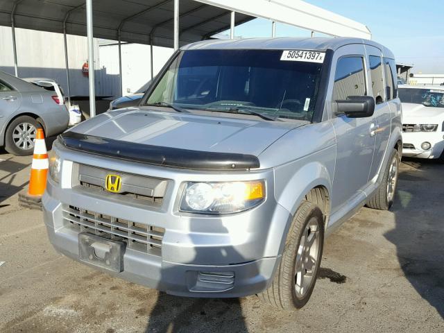 5J6YH18957L007582 - 2007 HONDA ELEMENT SC SILVER photo 2