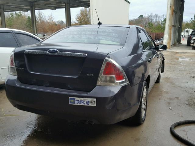 3FAHP08Z68R187568 - 2008 FORD FUSION SEL GRAY photo 4