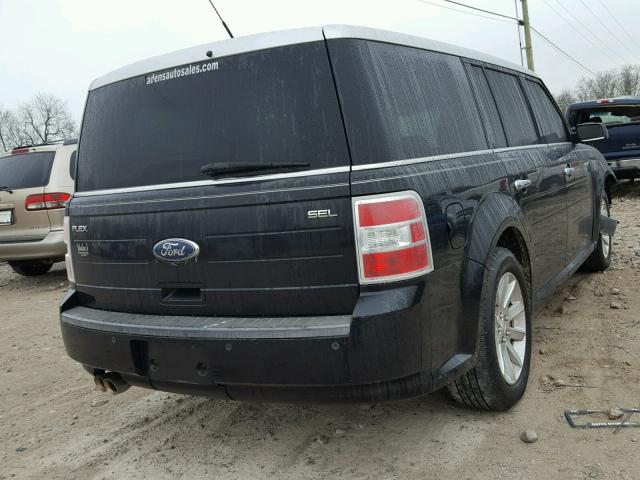 2FMDK52C99BA22232 - 2009 FORD FLEX SEL BLACK photo 4