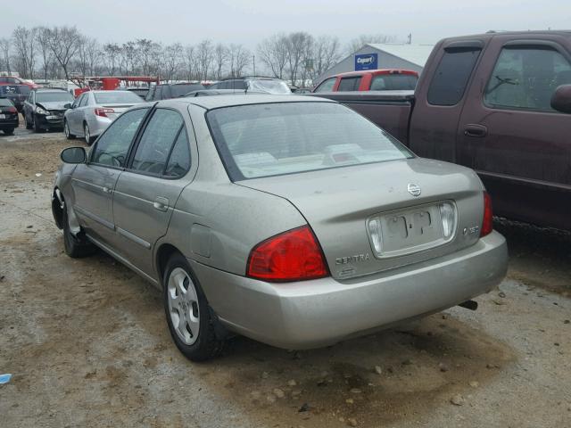 3N1CB51D15L540573 - 2005 NISSAN SENTRA 1.8 BEIGE photo 3