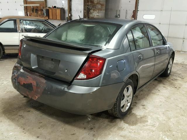 1G8AJ55F17Z149237 - 2007 SATURN ION LEVEL GRAY photo 4