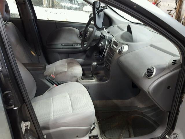 1G8AJ55F17Z149237 - 2007 SATURN ION LEVEL GRAY photo 5