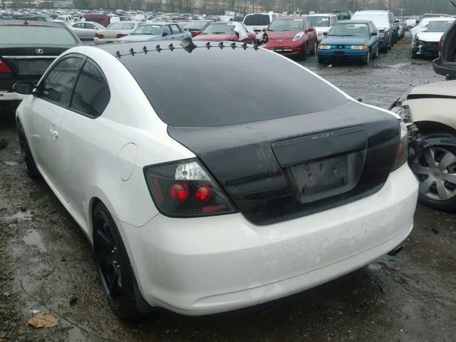 JTKDE177760126191 - 2006 TOYOTA SCION TC WHITE photo 3