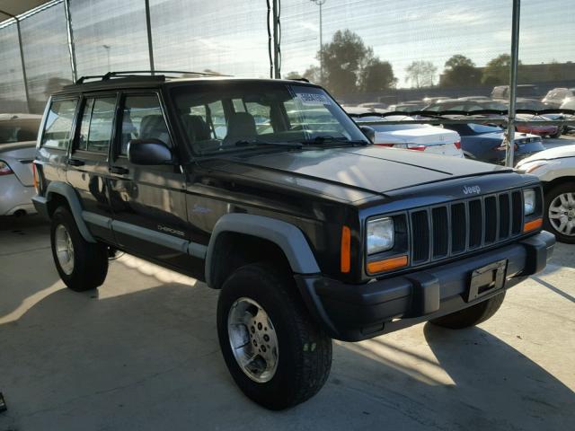 1J4FJ68S4WL156608 - 1998 JEEP CHEROKEE S BLACK photo 1