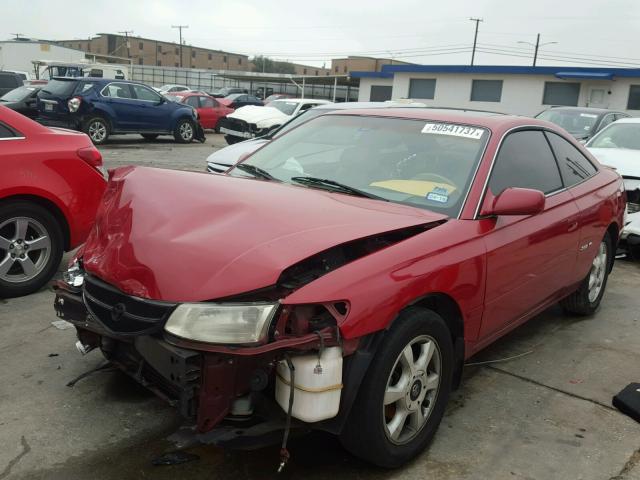 2T1CF22P7XC116880 - 1999 TOYOTA CAMRY SOLA RED photo 2