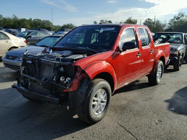 1N6AD0ER7FN760158 - 2015 NISSAN FRONTIER S RED photo 2
