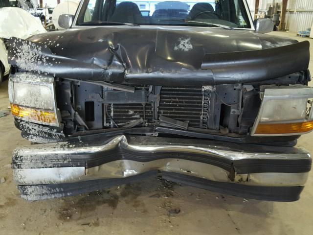 1FTEX15N9PKB87975 - 1993 FORD F150 BLACK photo 9