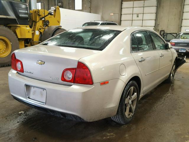 1G1ZC5EU4CF294309 - 2012 CHEVROLET MALIBU 1LT BEIGE photo 4