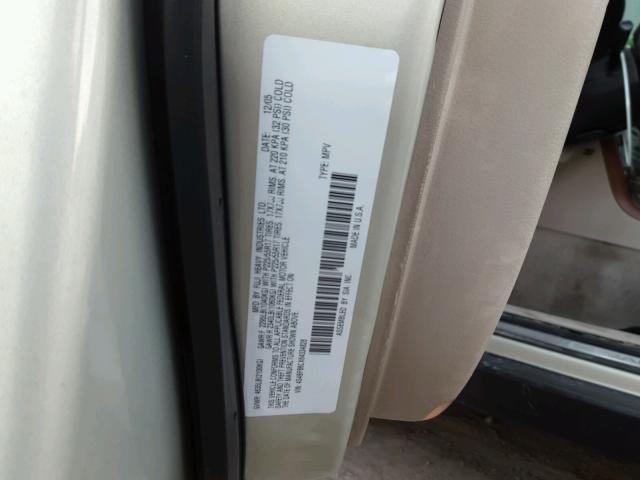 4S4BP86CX64334828 - 2006 SUBARU LEGACY OUT BEIGE photo 10