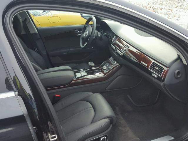 WAURMAFD7EN000662 - 2014 AUDI A8 L TDI BLACK photo 5