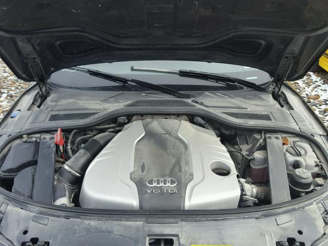 WAURMAFD7EN000662 - 2014 AUDI A8 L TDI 黑色 照片 7