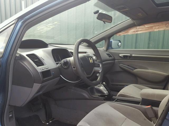 1HGFA16846L113677 - 2006 HONDA CIVIC EX 蓝色 照片 5