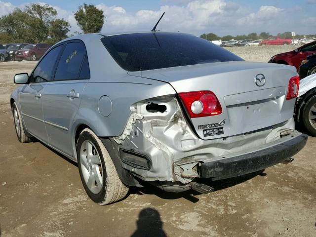 1YVFP80C145N44721 - 2004 MAZDA 6 I SILVER photo 3