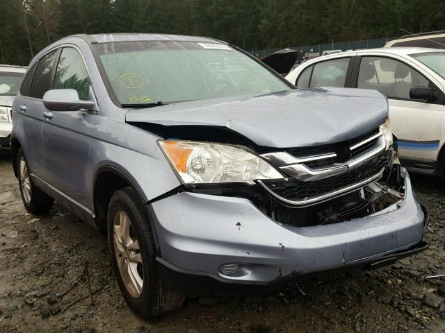 5J6RE3H7XBL012048 - 2011 HONDA CR-V EXL BLUE photo 1