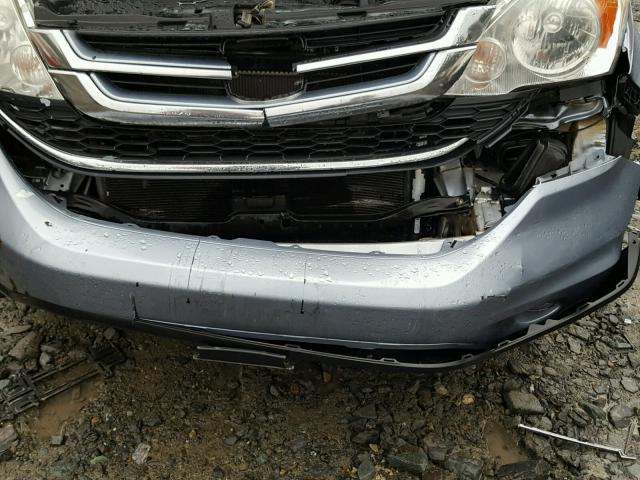 5J6RE3H7XBL012048 - 2011 HONDA CR-V EXL BLUE photo 9