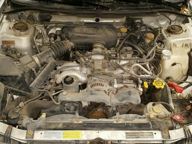 4S3BD6758W6201328 - 1998 SUBARU LEGACY GT SILVER photo 7