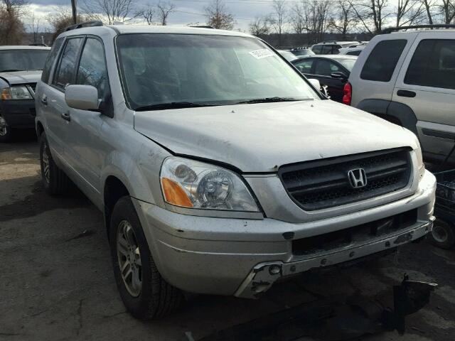 2HKYF18423H532551 - 2003 HONDA PILOT EX SILVER photo 1