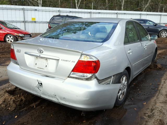 4T1BE32K65U405981 - 2005 TOYOTA CAMRY LE ვერცხლისფერი ფოტო 4