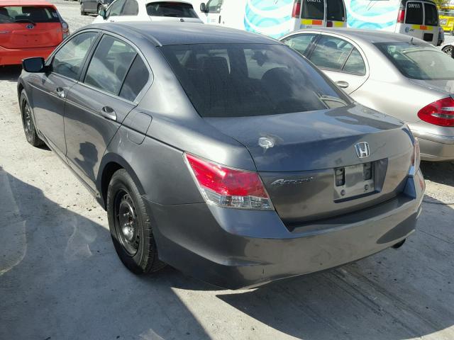 1HGCP26428A067897 - 2008 HONDA ACCORD LXP GRAY photo 3