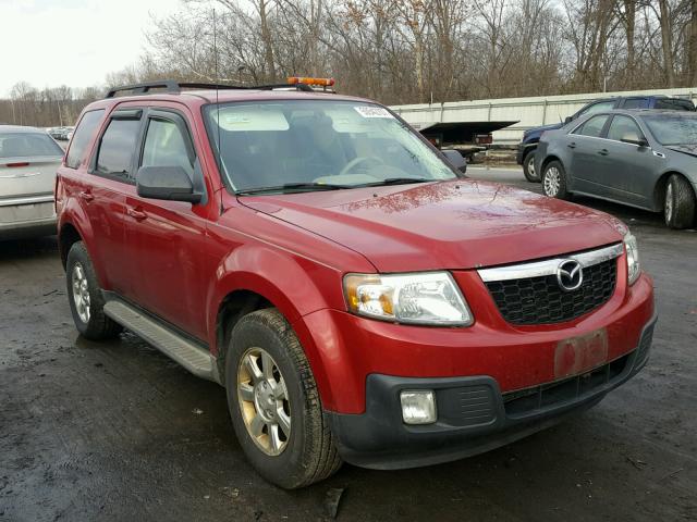 4F2CY9C73AKM03382 - 2010 MAZDA TRIBUTE I BURGUNDY photo 1