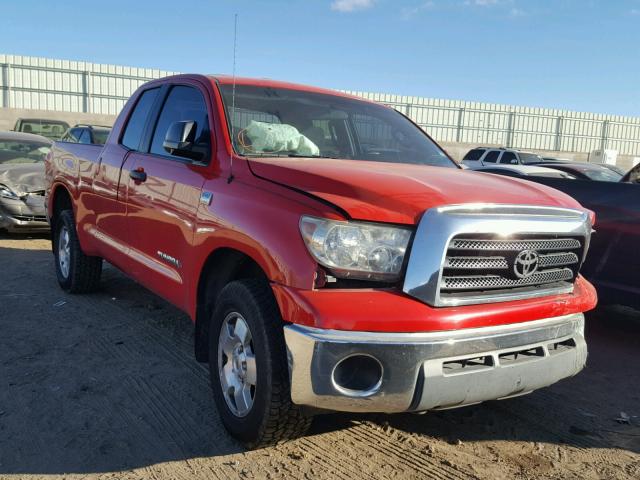 5TBBT54138S463462 - 2008 TOYOTA TUNDRA DOU RED photo 1