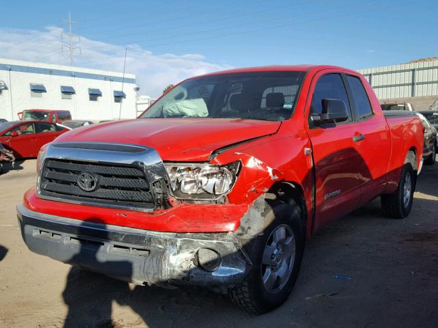 5TBBT54138S463462 - 2008 TOYOTA TUNDRA DOU RED photo 2