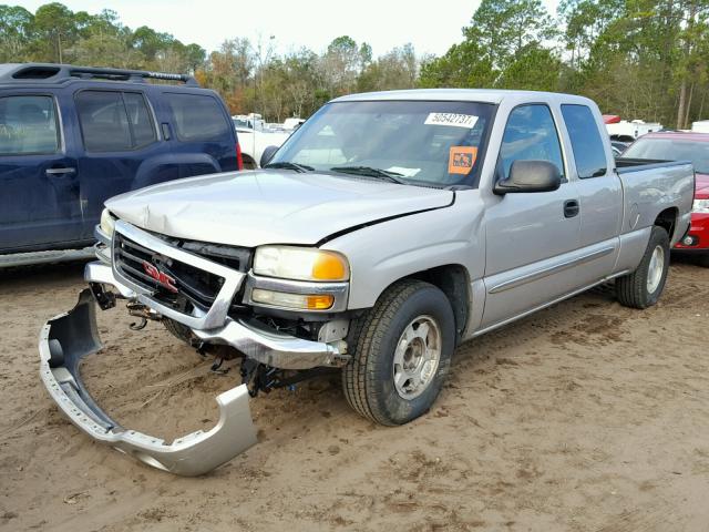 2GTEC19T141298486 - 2004 GMC NEW SIERRA GRAY photo 2