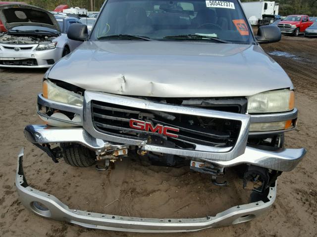 2GTEC19T141298486 - 2004 GMC NEW SIERRA GRAY photo 9