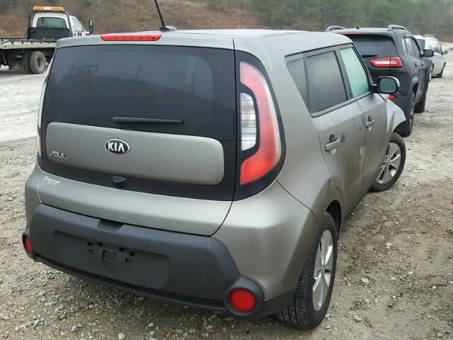 KNDJN2A23G7383953 - 2016 KIA SOUL GRAY photo 4