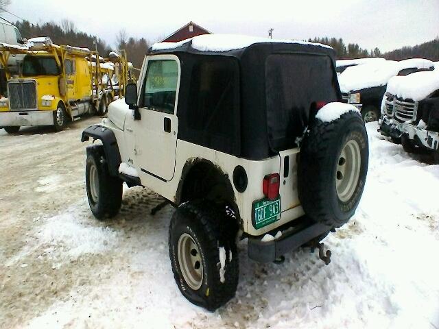 1J4FA49S63P323820 - 2003 JEEP WRANGLER / WHITE photo 3