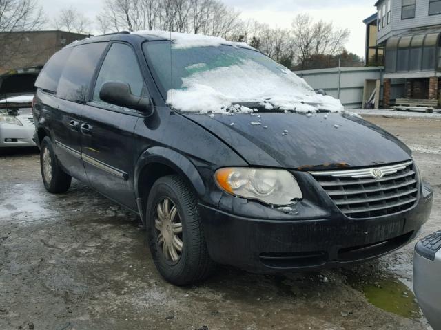 2A4GP54L66R655736 - 2006 CHRYSLER TOWN & COU BLACK photo 1
