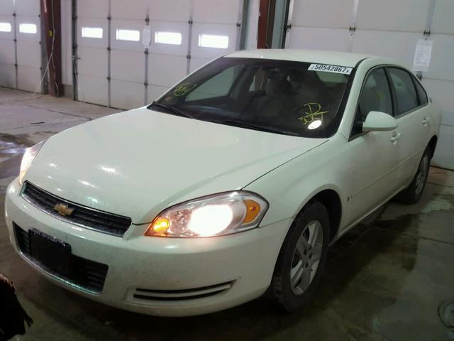 2G1WB58N789140087 - 2008 CHEVROLET IMPALA LS WHITE photo 2