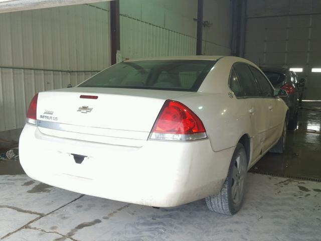 2G1WB58N789140087 - 2008 CHEVROLET IMPALA LS WHITE photo 4