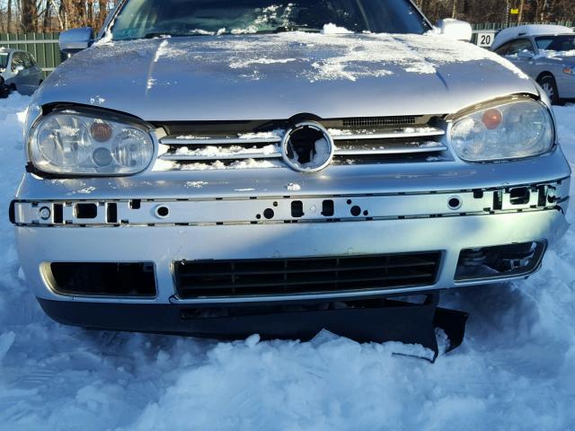 9BWGL61J044000603 - 2004 VOLKSWAGEN GOLF GLS GRAY photo 9