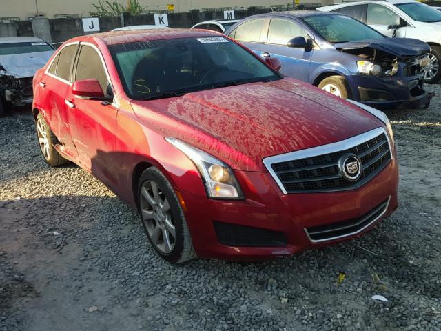 1G6AB5RA6D0123866 - 2013 CADILLAC ATS LUXURY RED photo 1