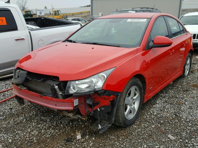 1G1PE5SB3G7184632 - 2016 CHEVROLET CRUZE LIMI RED photo 2