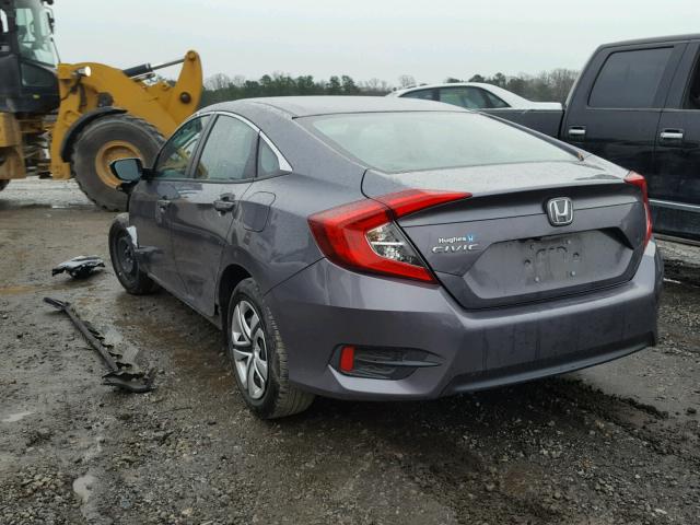 19XFC2F53GE032913 - 2016 HONDA CIVIC LX GRAY photo 3