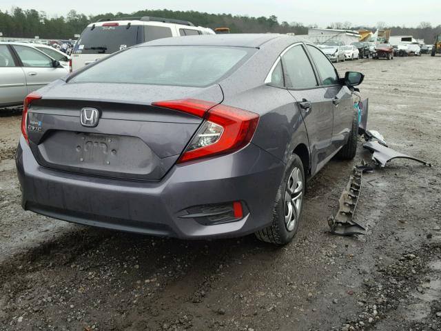 19XFC2F53GE032913 - 2016 HONDA CIVIC LX GRAY photo 4