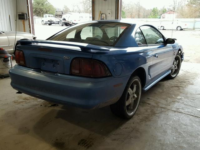 1FALP4049RF121032 - 1994 FORD MUSTANG BLUE photo 4