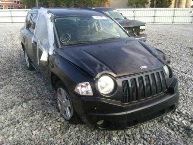 1J8FT47W28D795245 - 2008 JEEP COMPASS SP BLACK photo 1