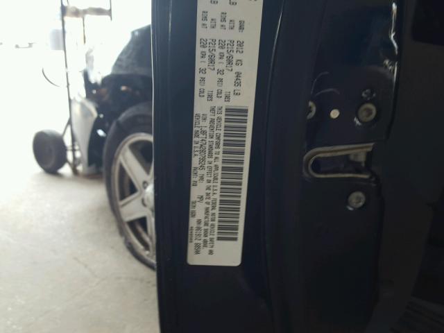 1J8FT47W28D795245 - 2008 JEEP COMPASS SP BLACK photo 10