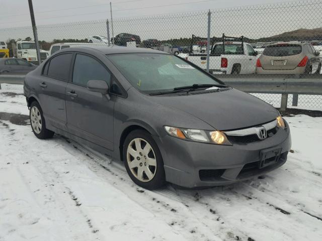 2HGFA1F56AH308952 - 2010 HONDA CIVIC LX GRAY photo 1