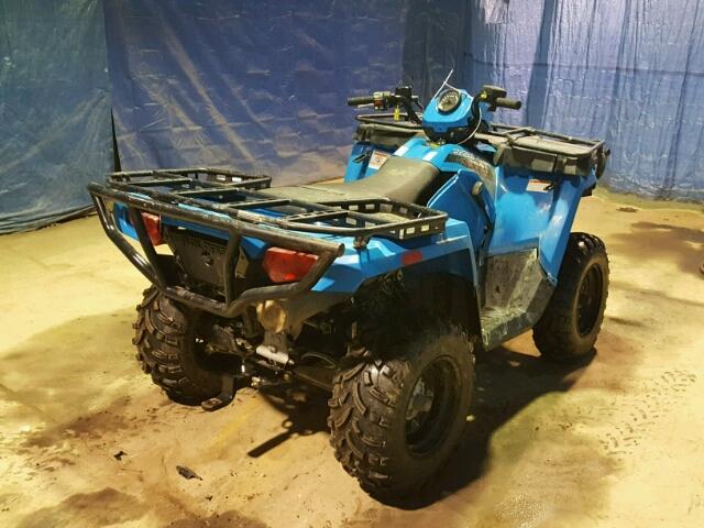 4XASEA459GA621691 - 2016 POLARIS SPORTSMAN BLUE photo 4