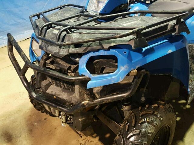 4XASEA459GA621691 - 2016 POLARIS SPORTSMAN BLUE photo 9